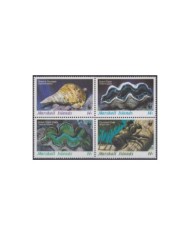 F-EX23859 MICRONESIA MNH 1989 MARINE WILDLIFE SHELL