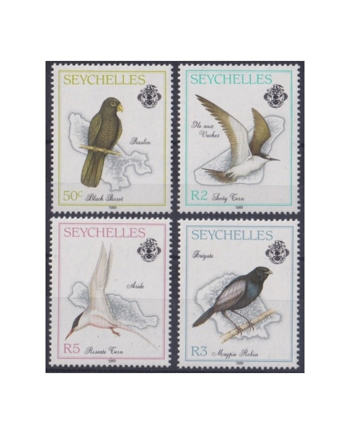 F-EX24344 SEYCHELLES MNH 1989 WILDLIFE BIRD AVES PAJAROS OISEAUX VÖGEL.