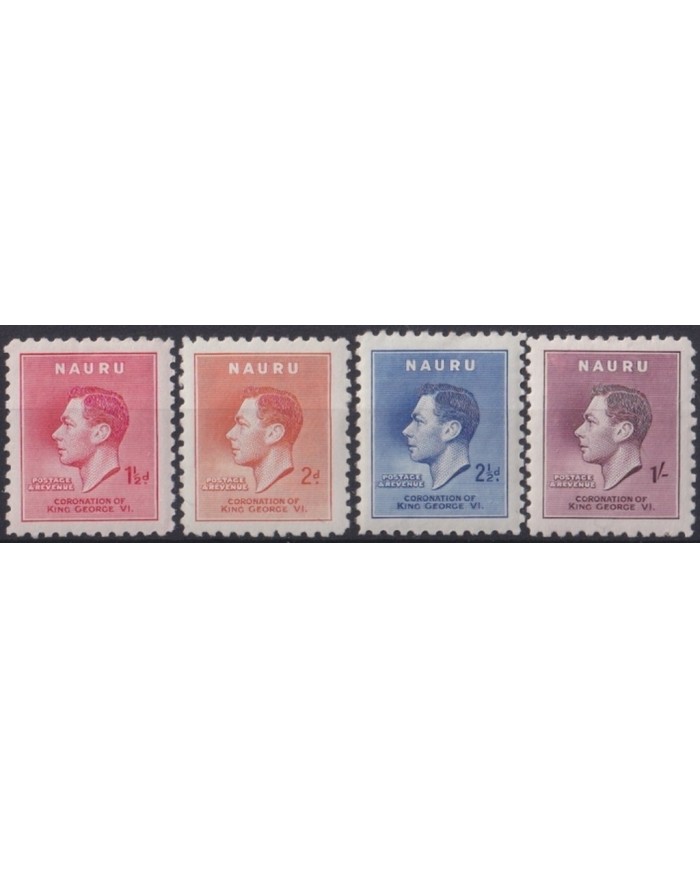 F-EX24681 NAURU IS MH 1937 CORONATION OF KING GEORGE VI.