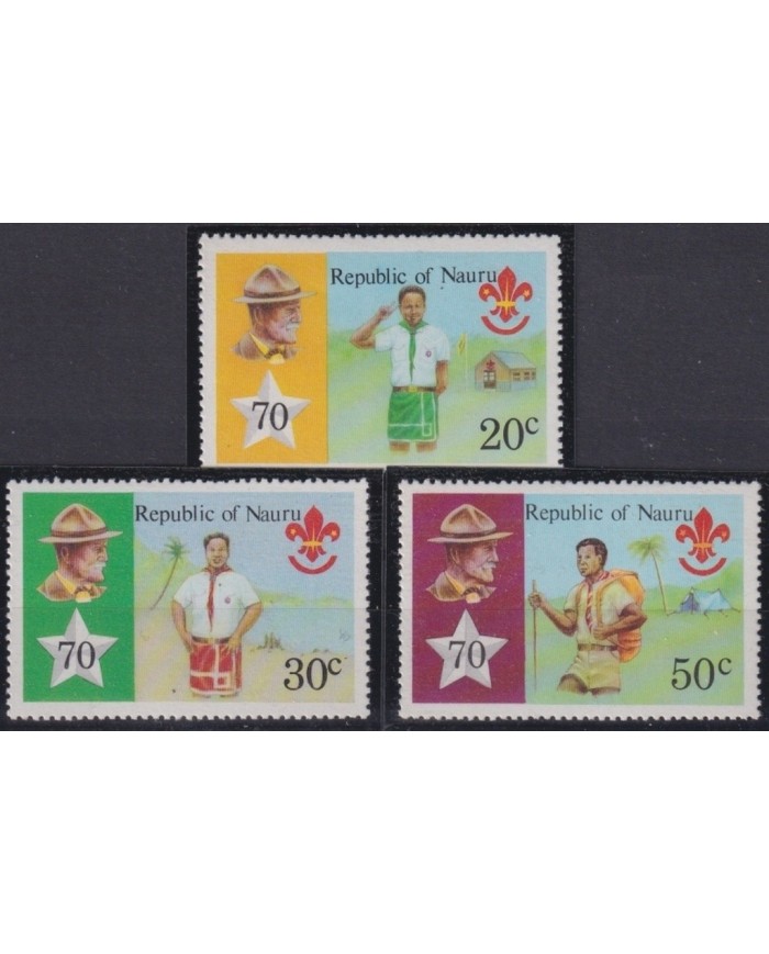 F-EX24692 NAURU IS MNH 1978 BOYS SCOUTS.