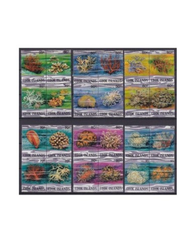 F-EX24709 PITCAIRN IS MNH 1981 SEA MARINE WILDLIFE SHELL SNAIL CORAL FISH.