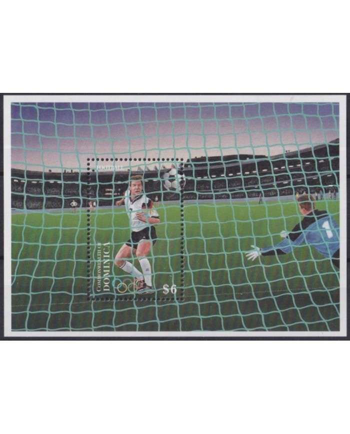 F-EX24965 DOMINICA MNH 1998 SOCCER FOOTBALL WORLD CHAMPIONSHIP.