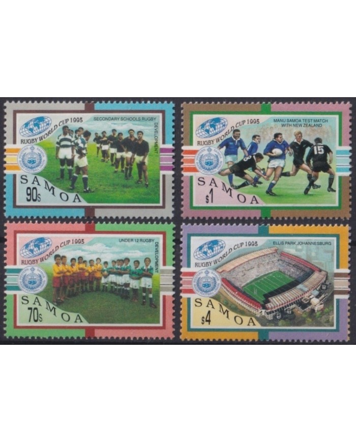 F-EX25003 SAMOA MNH 1995 RUGBY WORLD CUP STADIUM.