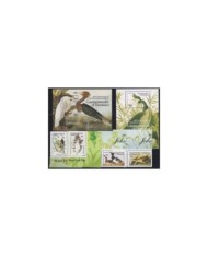 F-EX25257 LIECHTENSTEIN MNH 1989 FAUNA BIRD DRAGONFLY FROG PUTORIUS.