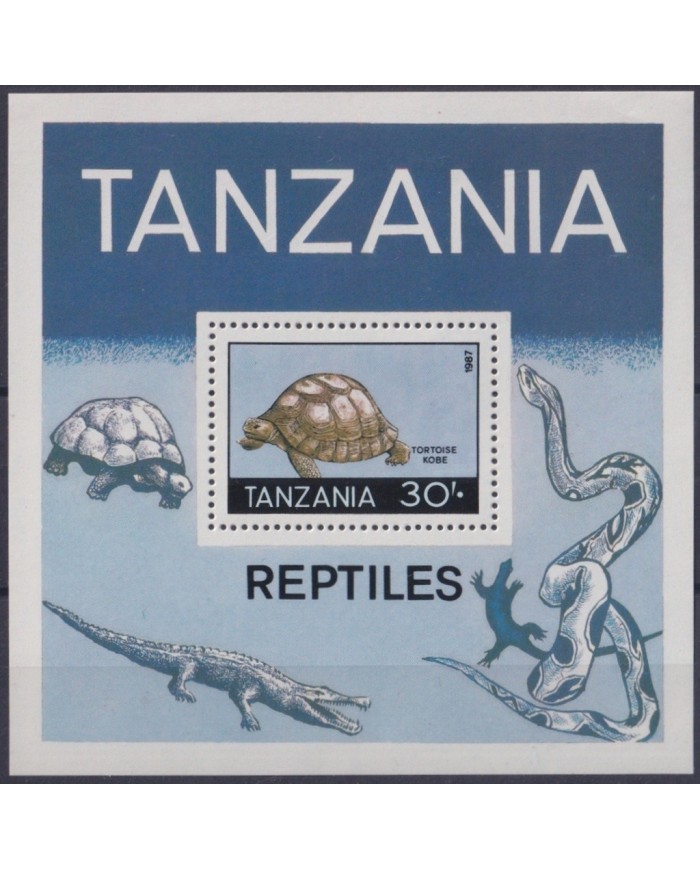 F-EX25312 TANZANIA MNH 1987 MARINE SEA WILDLIFE TURTLE TORTUGA.