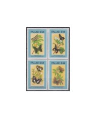 F-EX25409 ANTIGUA & BARBUDA MNH 1988 WILDLIFE BUTTERFLIES MARIPOSAS PAPILLON.