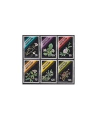 F-EX25280 MALAWI MNH 1990 ORCHILD FLOWER FLORES ORQUIDEAS.