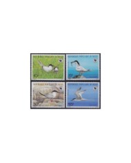 F-EX25380 NICARAGUA MNH 1990 WILDLIFE PARROT BIRD AVES PAJAROS OISEAUX VÖGEL.