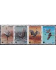 F-EX25433 CHRISTMAS MNH 1990 WWF WILDLIFE ENVIRONMENT BIRD AVES PAJAROS.
