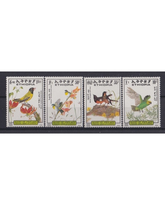 F-EX25451 ETHIOPIA MNH 1989 BIRD AVES PAJAROS OISEAUX VÖGEL.