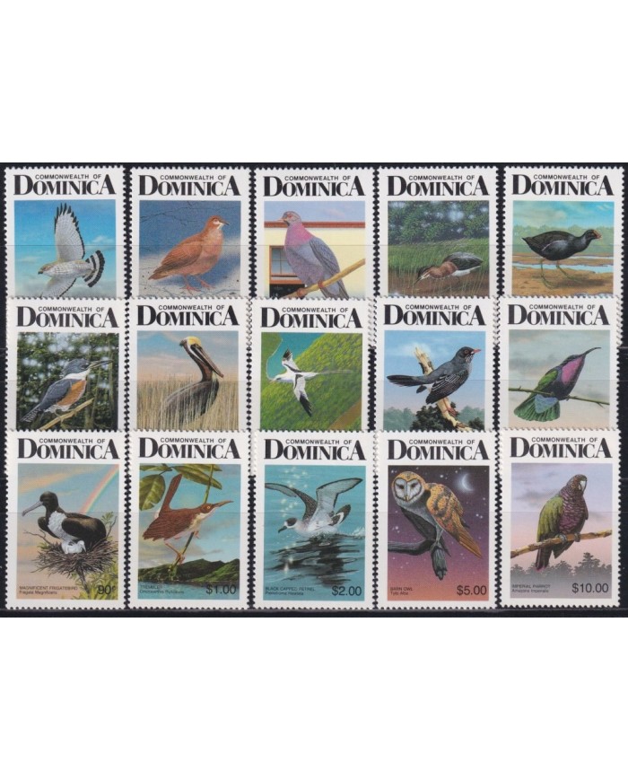 F-EX25467 DOMINICA IS MNH 1985-91 BIRD AVES PAJAROS OISEAUX VÖGEL OWL.