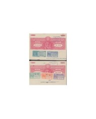 F-EX14620 INDIA FEUDATARY LOCAL STATE REVENUE. JODHPUR SEALLED PAPER. 8a- 25 Rup
