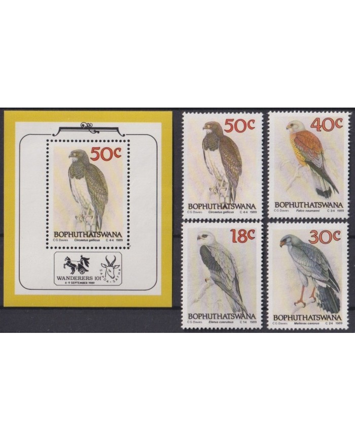 F-EX25564 BOPHUTHATSWANA SOUTH AFRICA MNH 1989 BIRD AVES PAJAROS OISEAUX VÖGEL
