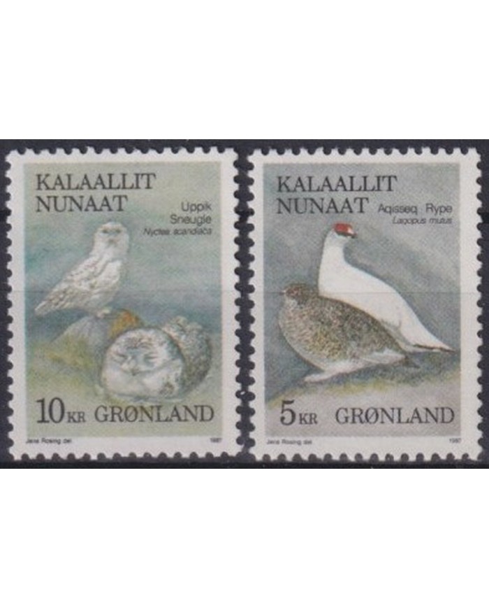 F-EX25575 GREENLAND GRONLAND MNH 1987 BIRD AVES PAJAROS OISEAUX VÖGEL.