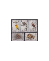 F-EX25627 HUNGARY HUNGRIA MNH 1987 ANTARCTIC FAUNA SHIP PENGUIN BIRD HELICOPTER.