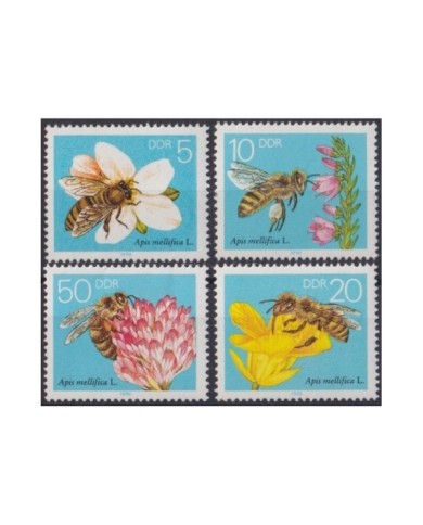 F-EX25635 GERMANY DDR MNH 1990 INSECT BEE ABEJAS ENTOMOLOGY
