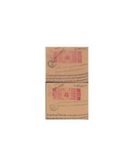 F-EX14635 INDIA FEUDATARY STATE REVENUE HUNDI BIKANER FIRST ISSUE SEALLED PAPER.