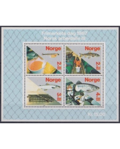 F-EX25701 NORGE NORWAY MNH 1987 ENDANGERED MARINE WILDLIFE PECES FISH FACTORY