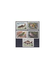 F-EX25742 SYRIA MNH 1989 BIRD AVES PAJAROS OISEAUX VÖGEL FISH PECES.