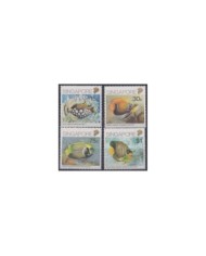F-EX25726 PAPUA NEW GUINEA MNH 1987 ENDANGERED MARINE WILDLIFE STARFISH.