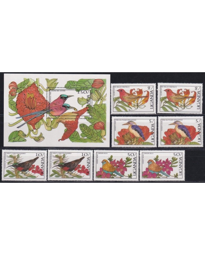F-EX25781 UGANDA MNH 1987 BIRD AVES PAJAROS OISEAUX VÖGEL