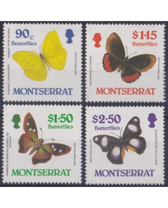 F-EX25807 MONTSERRAT MNH 1987 INSECTS MARIPOSAS BUTTERFLIES PAPILLON.