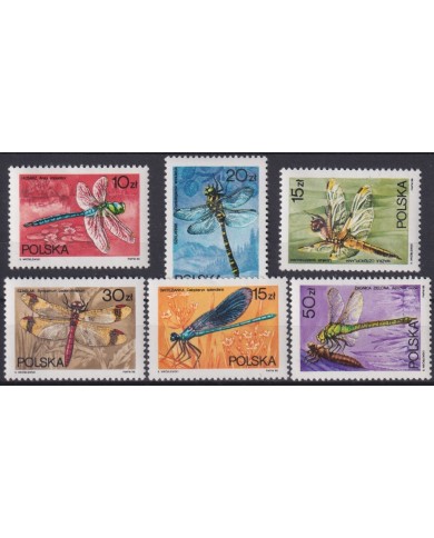 F-EX25845 POLAND POLONIA MNH 1983 INSECTS DRAGONFLY ENTOMOLOGY