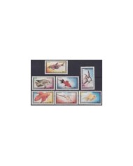 F-EX25850 MONGOLIA MNH 1987 SEA MARINE WILDLIFE TROPICAL FISH PECES.