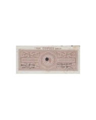 F-EX14704 INDIA REVENUE SEALLED PAPER. 4 COMPLETE PAPER.