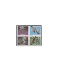 F-EX25919 CANADA MNH 1986 BIRD AVES PAJAROS OISEAUX VÖGEL OWL HERON GOOSE.