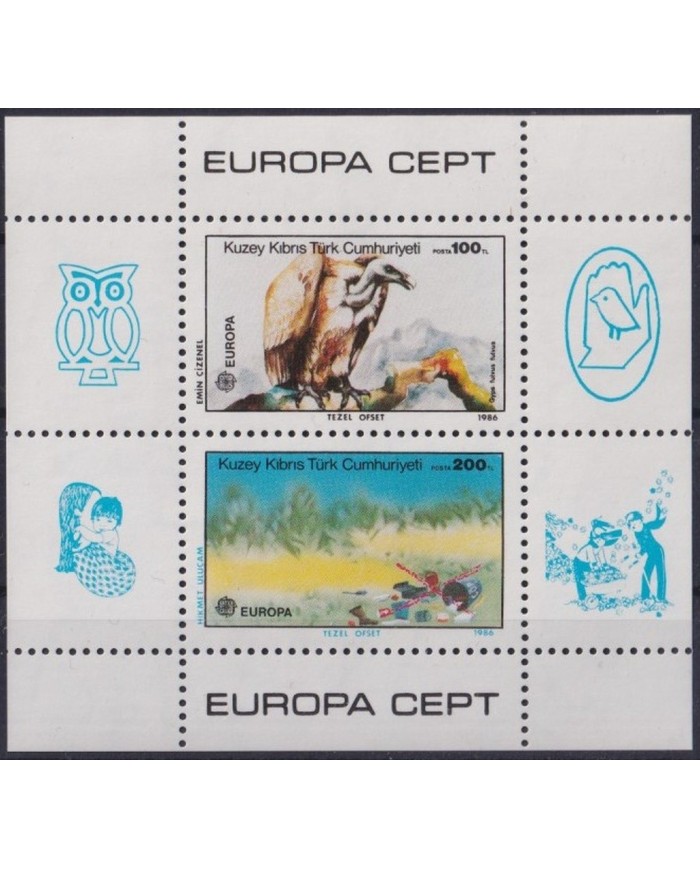 F-EX25931 TURKEY CYPRUS CHIPRE MNH 1985 BIRD AVES PAJAROS OISEAUX VÖGEL EUROPA.