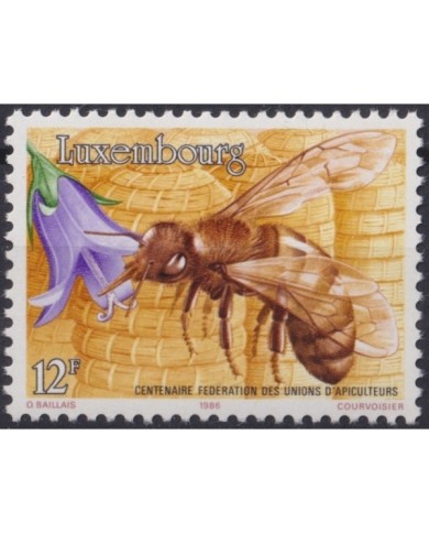 F-EX25955 LUXEMBURG MNH 1986 INSECTS BEE ABEJAS ENTOMOLOGY.