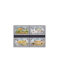 F-EX25960 LIECHTENSTEIN MNH 1986 MOUFLON DEER.