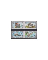 F-EX26003 POLAND POLSKA MNH 1986 WILDLIFE BIRD RABBIT DEER PHEASANT.