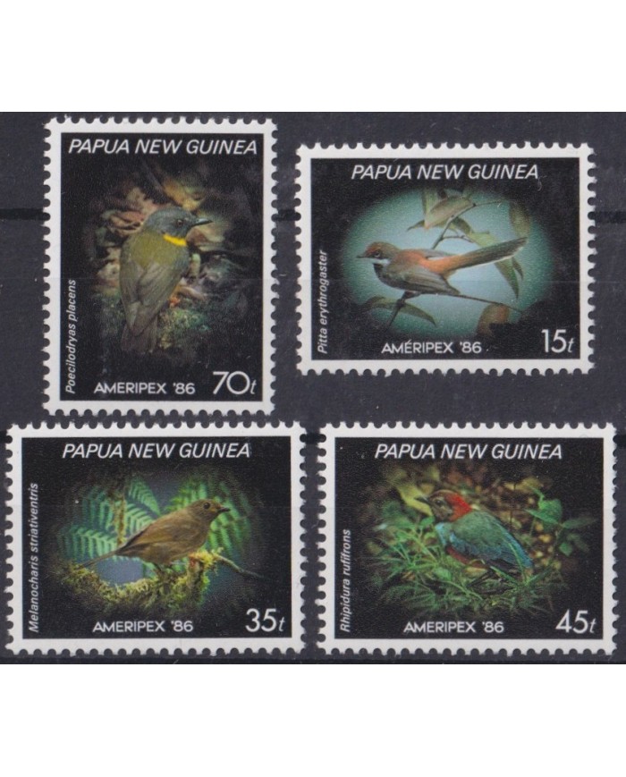 F-EX26007 PAPUA NEW GUINEA MNH 1986 WILDLIFE BIRD AVES.