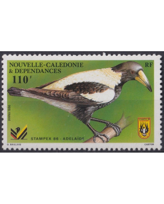 F-EX26013 NEW CALEDONIE MNH 1986 WILDLIFE BIRD AVES.
