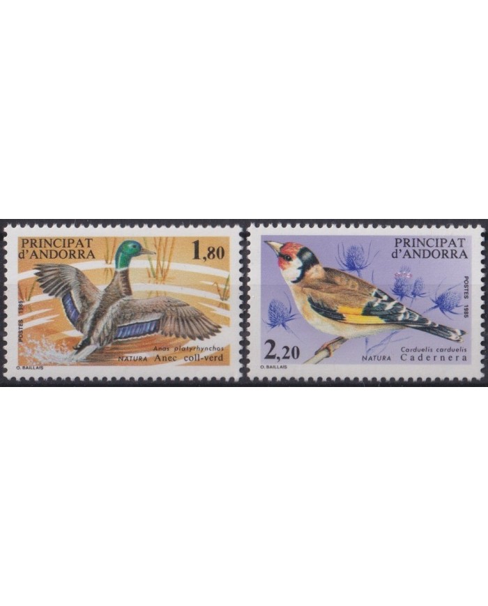 F-EX26093 ANDORRA MNH 1985 BIRD AVES PAJAROS OISEAX VÖGEL.