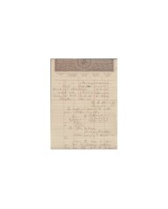F-EX14710 INDIA REVENUE SEALLED PAPER. EDWARD VII. 4 ANNAS COMPLETE PAPER.
