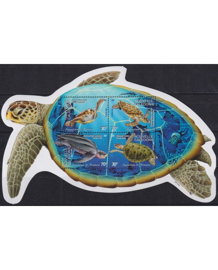 F-EX26169 NEW CALEDONIE  MNH 2002 WILDLIFE SEA MARINE TUTLE WORLD CUP.