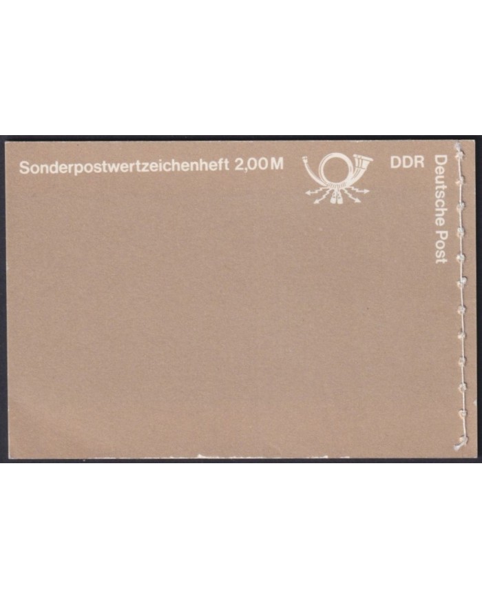 F-EX26380 GERMANY DDR MNH 1988 WILDLIFE SEA MARINE FISH PECES BOOKLED