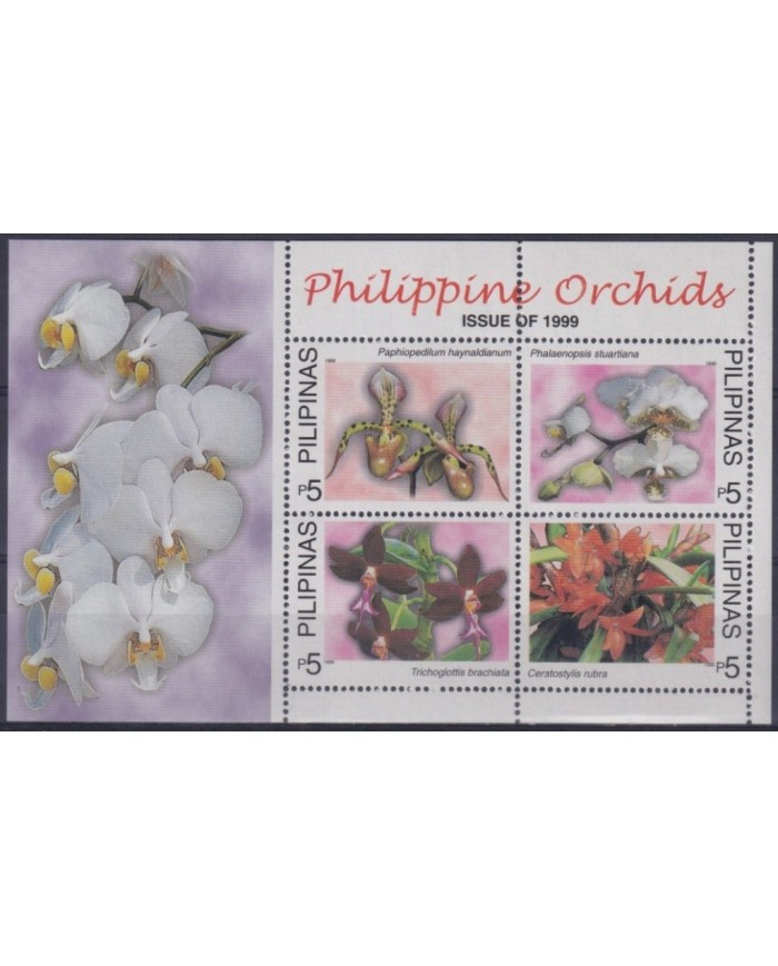 F-EX26517 PHILIPPINES MNH 1999 ORCHILD FLOWER FLORES.
