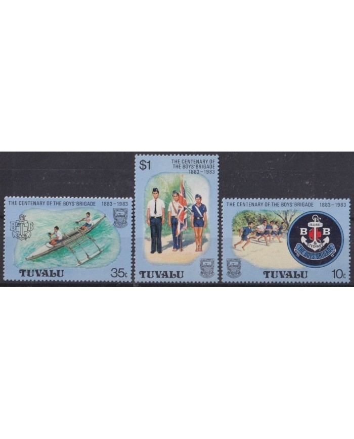 F-EX26560 TUVALU MNH 1985 SCOUTING BOYS SCOUTS JAMBOREE.