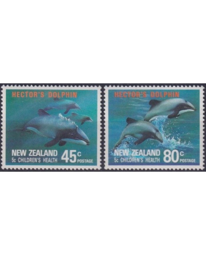 F-EX26608 NEW ZEALAND MNH 1991 SEA MARINE WILDLIFE SEALS FISH PECES DOLPHINS.