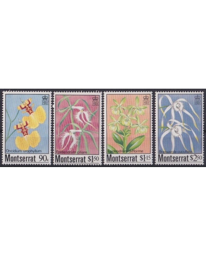 F-EX26624 MONTSERRAT MNH 1988 ORCHILD ORQUIDEAS FLOWER FLORES.