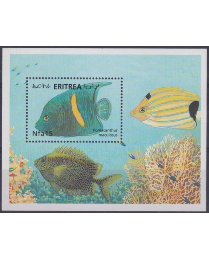 F-EX26690 ERITREA MNH 2000 SEA MARINE WILDLIFE FISH PECES REEF CORAL.