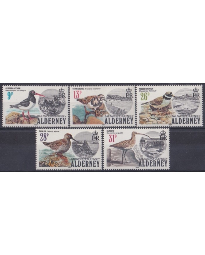 F-EX26715 ALDERNEY UK ENGLAND MNH 1984 AVES BIRD PAJAROS OISEAUX VÖGEL.