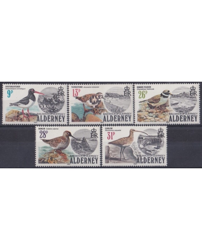 F-EX26715 ALDERNEY UK ENGLAND MNH 1984 AVES BIRD PAJAROS OISEAUX VÖGEL.