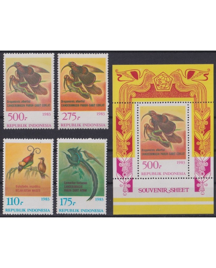 F-EX26858 INDONESIA MNH 1983 BIRD OISEAUX VÖGEL AVES PAJAROS.