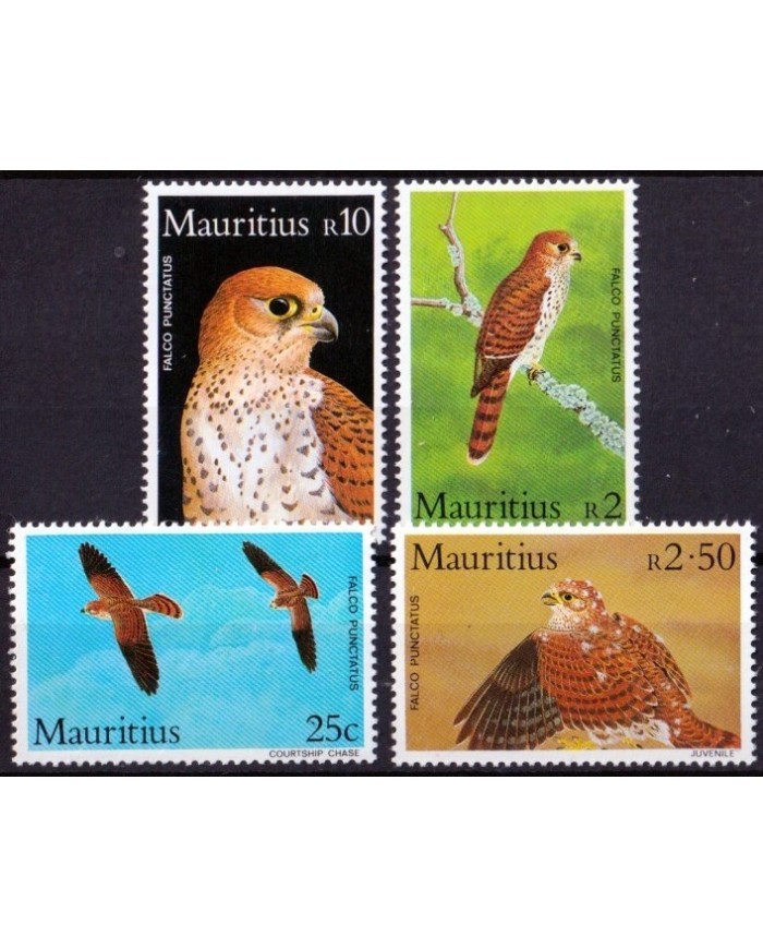 F-EX26889 MAURITIUS MNH FALCON BIRD OISEAUX VÖGEL AVES PAJAROS.