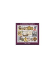 F-EX26974 TURKS & CAICOS MNH 1985 ROYAL NAVY OLD SHIP BARCOS LORD NELSON HAWKE.